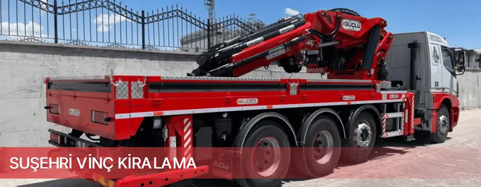 Suşehri İlçemi Vinç Kiralama
